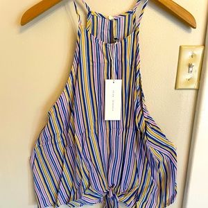 NWT Tank top style shirt, causal or dress up. Perfect for summer vacation.